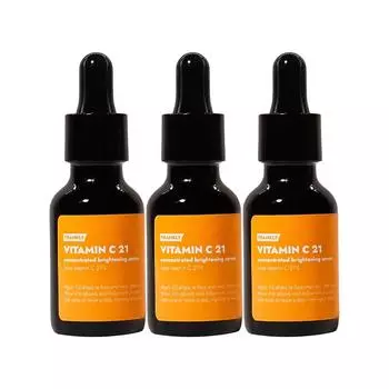 Frankly Vitamin C 21% Сыворотка от веснушек и пятен, 15 мл, 3 шт.