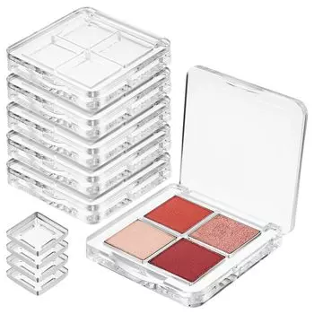 Frcolor Eyeshadow Palette Makeup Palette Case 4 Color Storage Makeup Palette Empty Eyeshadow Case DIY Handmade Cosmetics Palette Makeup Storage Case