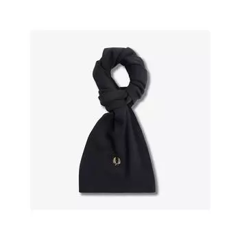 Fred Perry Классический шарф из смеси мериносовой шерсти, черный Cfpu2438140 102 qzgCfpu2438140 102 Free