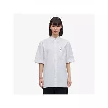 FRED PERRY Оксфордская рубашка Fred Perry с короткими рукавами 100 AFPM2415503 100