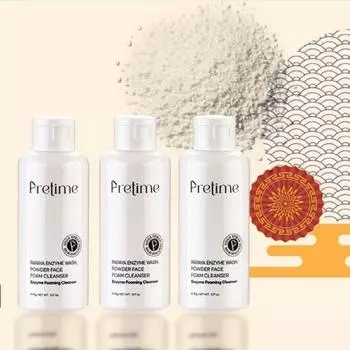 Пенка для умывания лица Free Time Papaya Enzyme Wash Powder, 3 упаковки, 90 г
