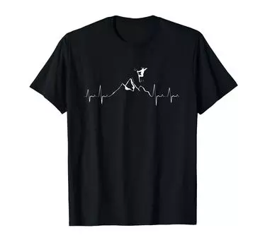 Freeski Alpine Ski Heart Rate Ski Cross Country Ski T-Shirt
