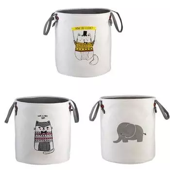 Freestanding Laundry Basket with Handle Collapsible Large Clothes Toy Storage X3UC