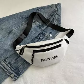 French Small Bag Women S Summer Tide Messenger Bag Versatile Canvas Niche Design Texture Dumpling Bag белый