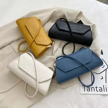 French texture popular small bag 2024 new trendy Internet celebrity fashion women s bag versatile shoulder underarm bag French stick bag белый