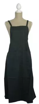 Friendshill Long Apron Light Wind Black