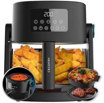 Фритюрница Cecotec Cecofry Flip&Grill 4500 черный 4952