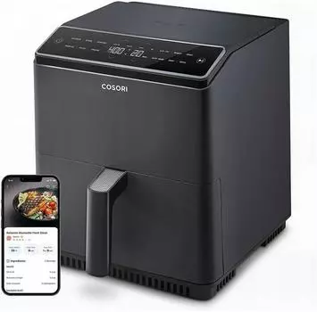 Фритюрница Cosori Dual Blaze Air Fryer CAF-P681S-KEUR темно-серый