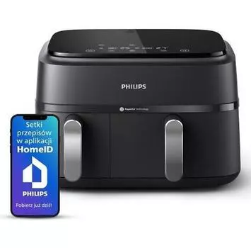 Фритюрница PHILIPS 3000 Series Dual Airfryer NA351/00