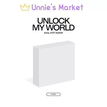 fromis_9 - Разблокируйте альбом My World KiT Imagine, версия. + Бесплатный подарок imagine ver.(white)