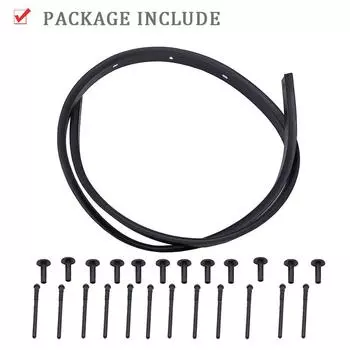 Front Bumper Hood Seal with Rivets For Dodge Challenger 2008-2019