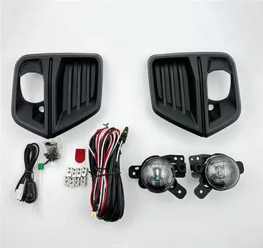 Front Bumper LED Fog Light +Cover+Wire Harness For Chevrolet Colorado 2023 2024