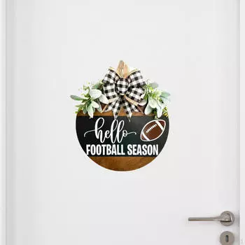 Front Door Sign Football Season Funny Creative Unique Ideal Gift Welcome for Party