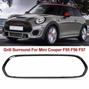 Front Grille Surround Cover Trim Ring For Mini F56 3 Door Hatchback Cooper S,Cooper SD 2014-2021 51137449207