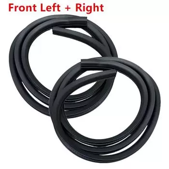 Front Left & Right Door Body Mounted Weatherstrip For Jeep Compass Patriot 07-17