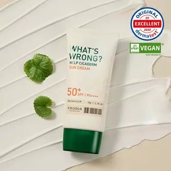 Frudia В чем дело? Help Cicaderm Солнцезащитный крем 50г