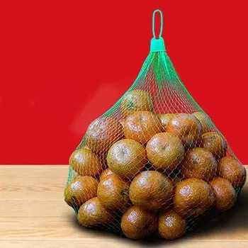 Фруктовое яйцо для овощей пластик нейлон 100 шт портативный хранения продуктов сетчатые мешки упаковка органайзер 35cm зелёный