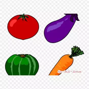 Фруктовый сквош, компьютерные иконки, термопереносная печать, виниловые нашивки, наклейки для одежды, аппликации «сделай сам», моющиеся нашивки