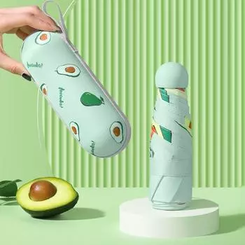 Фруктовый зонт от солнца, маленький и портативный зонт-капсула, женский зонт от солнца и дождя, двойное использование