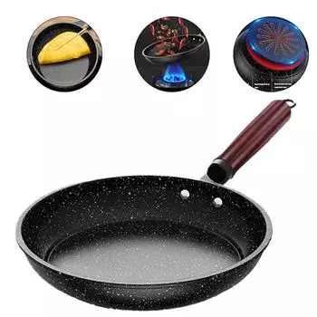 Frying Pan Wok Pan Non-Stick Pancake Pan 24/26/28cm with cover Household Induction Gas Stove Universal Pan Cooking Steak Pan