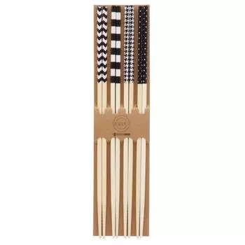 Fuji Boeki Chopsticks Set of 4 Length 33cm Monotone 14115