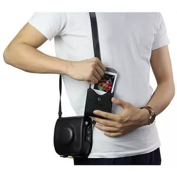 Fujifilm Instax Mini 8 9 Чехол Ретро Кожаный Чехол На Пуговицах Фото Чехол SQ10 SQ6 SQ20 x10 Fujifilm Mini 25 Для Хранения Камеры Сумка белый