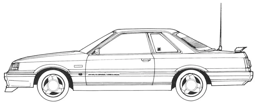 Fujimi Model High Socar Series 7th Skyline GTS 2 Door Socar 1/24 No.5 (Высокая версия) HC-5 белый
