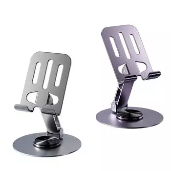 Full Metal Folding 360 ° Rotating Desktop Phone Holder Stand ForUniversal Portable Metal Stand