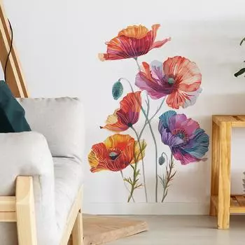 Fun-c42 Окрашенные наклейки на стену гостиной спальни Yu Mei 30*90CM*2PCS/fun-c42