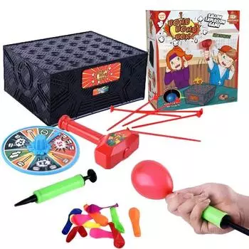 Fun Hammer Balloon Blast Box игра для детей, отличные креативные Spin Masters, антистресс, сумасшедшая вечеринка, розыгрыш, забавные развивающие игрушки