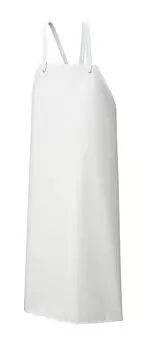 Funabashi EBM NBR Rubber Apron with White Oil-Resistant Chest, AF-7000 белый