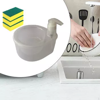 Функциональный набор дозаторов мыла для кухни и ванной комнаты оранжевый