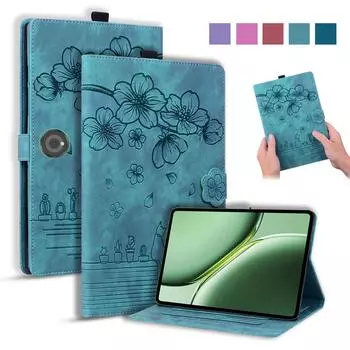 Funda For OnePlus Pad 2 Case 12.1 Emboss 3D Flower Cat Wallet Stand Cover For OnePlus Pad Pro 12.1 Case For One Plus Pad 2 Pro For Oneplus Pad 2
