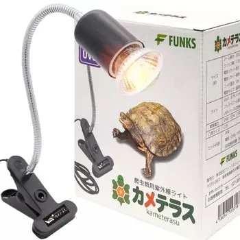 FUNKS Turtle Terrace UV Light Turtle Reptile Clip Type UVA Light UVB Light 25 Вт 50 Вт