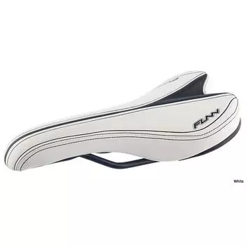 Funn Launch II bicycle comfort saddle MTB, saddle, (white)
