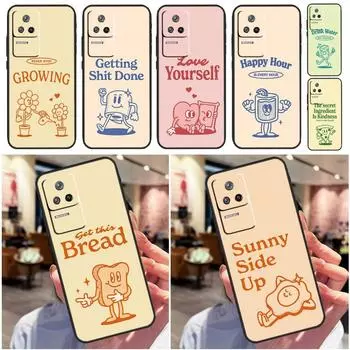 Funny Cartoon Quotes Case For Xiaomi 13 11T 12T Pro 12 11 Lite Cover For POCO M5 M4 Pro F3 F4 GT POCO X3 X4 Pro Xiaomi 13 Pro