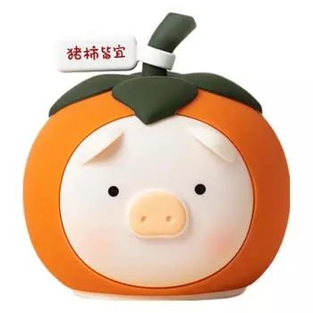 Funny Pig Night Light USB Rechargeable Dimmable Bedroom Sleep Lamp Touch Control