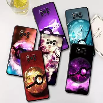 Funny Pokemon Anime Case For Xiaomi Mi Poco X3 NFC M4 F3 C40 11 11T 10T Pro 12 9T 9 10Lite Back Soft Phone Cover Xiaomi Poco M3