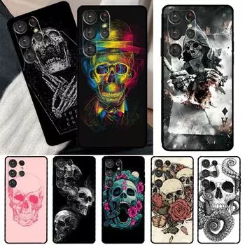 Забавный чехол с черепом для Samsung Galaxy S22 S21 Ultra Note 20 S8 S9 S10 Note 10 Plus S20 FE S21 FE Cover Galaxy S8