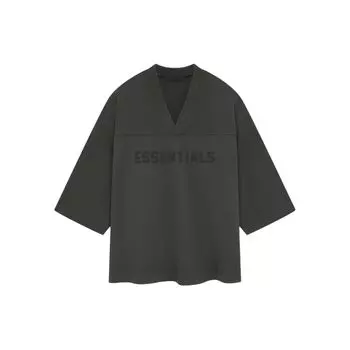 Футбольная футболка Fear of God Essentials Черная мужская футболка 125SP244100F M