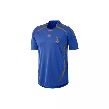 Футбольная майка Adidas Juventus 21/22 сезона в полоску с вышивкой и короткими рукавами, топы унисекс, глянцевый, красный, синий H32551 S