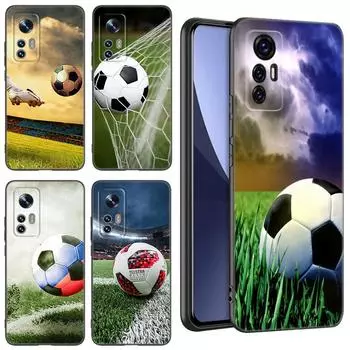 Футбольное поле черный силиконовый чехол для телефона Xiaomi Mi 9 SE 8 10T 11 12 13 Lite 9T 11T 12S 12T 13T 14 Pro 5G NE 11i 12X Xiaomi Mi 9T(9TPro)