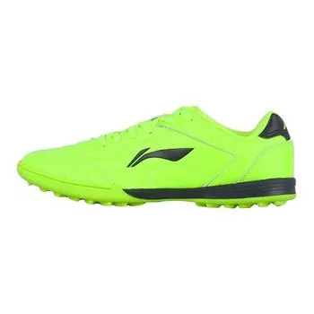 Футбольные бутсы Li Ning TF с шипами, противоскользящие, амортизирующие, прочные, с низким верхом, детские футбольные бутсы флуоресцентно-зеленого цвета ASTQ014-5 31