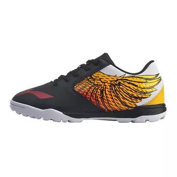 Футбольные бутсы Li Ning Youth Professional Training с нескользящей подошвой, амортизирующие, износостойкие, детские, желтые, YKGQ002-1 27