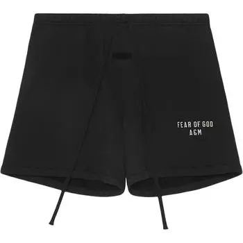 Футбольные шорты Fear of God Essentials Heavy Fleece, черные, мужские, 160HO244310F L