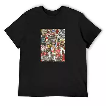 Футболка Afc Retro, одежда больших размеров, кавайная одежда, милая одежда, винтажная футболка с рисунком, мужские хлопковые футболки S белый