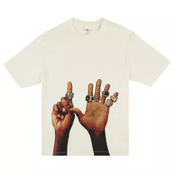 Футболка Air Jordan Flight MVP Rings Sail/Black Unisex Tops White HJ2322-133 XL
