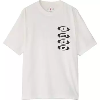 Футболка Air Jordan x Travis Scott Air Tee Sail для мужчин, белая DZ5514-133 XL