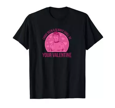 Футболка Amazon Spock Valentine из сериала «Звездный путь» чёрный
