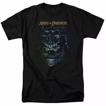 Футболка Army Of Darkness Evil Ash в стиле ретро, черная футболка унисекс S